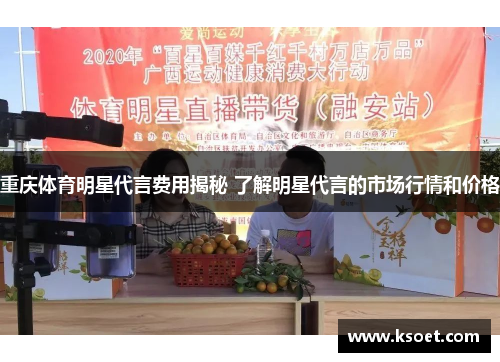 重庆体育明星代言费用揭秘 了解明星代言的市场行情和价格